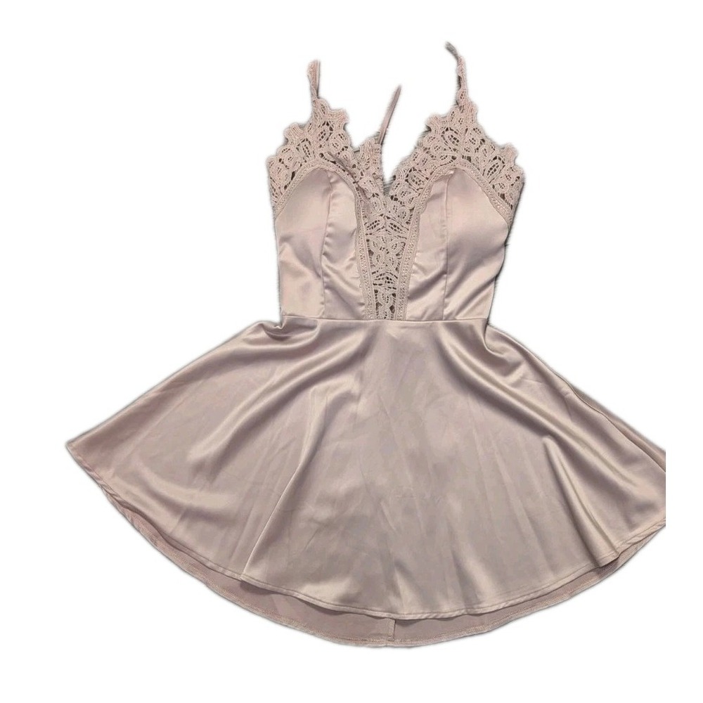 Corset Dress 8 Lingerie Lace Up Back Satin Romance Sexy Going Out Embroider